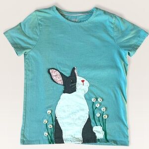 Mini Boden Bunny Appliqué Tee